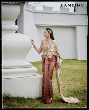 ชุดไทยเจ้าสาว ชุดไทยจักรพรรดิ์ เช่าที่แบมบี้ เวดดิ้ง ห้วยขวาง